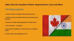 India eVisa for Canadian Citizens: Requirements, Costs and More