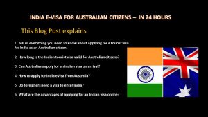 Are you travelling to India from Australia?